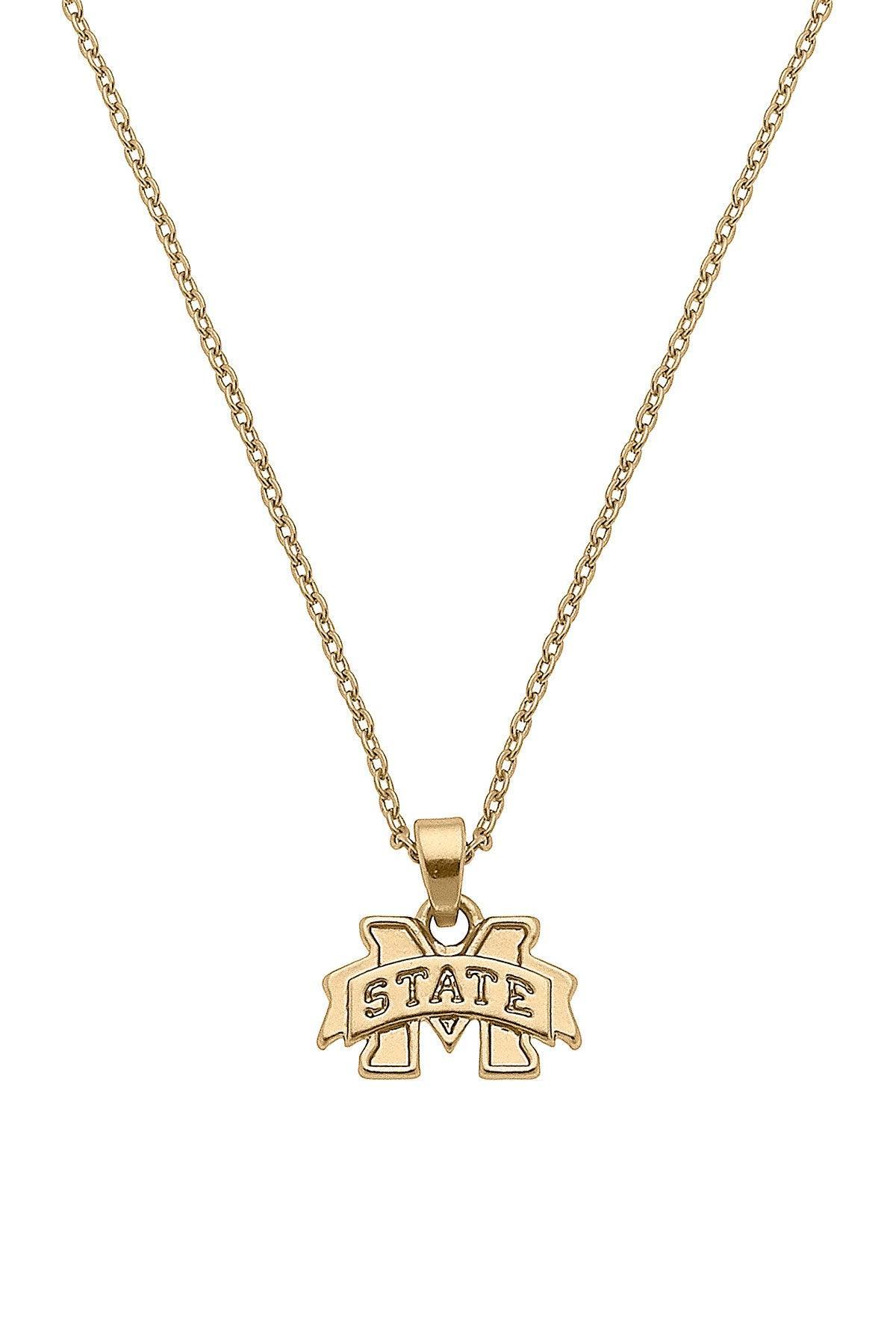 Kentucky State Necklace in Gold, KY shops state gold necklace