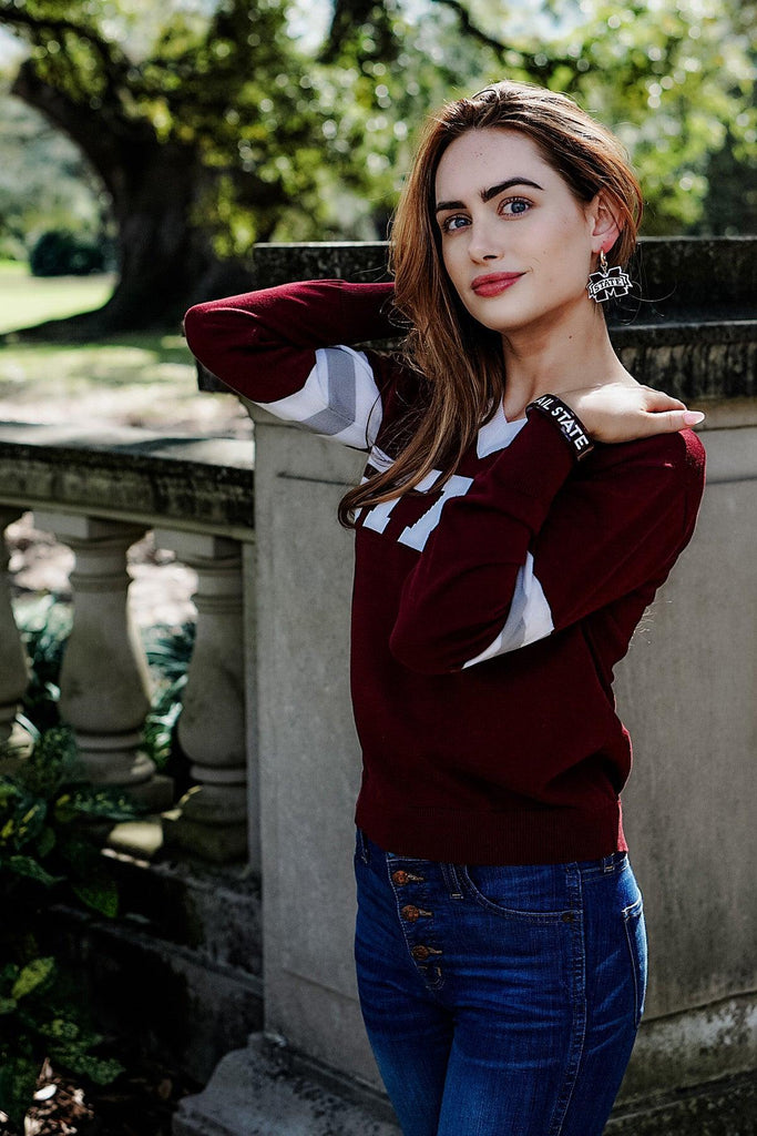 Mississippi State Bulldogs Resin Cuff Bracelet - Canvas Style