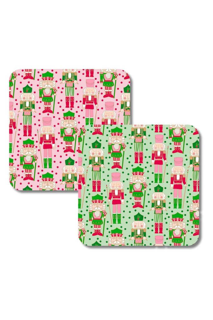 Nutcracker Double-Sided Thick Paper Coasters (Set of 8) - Canvas Style