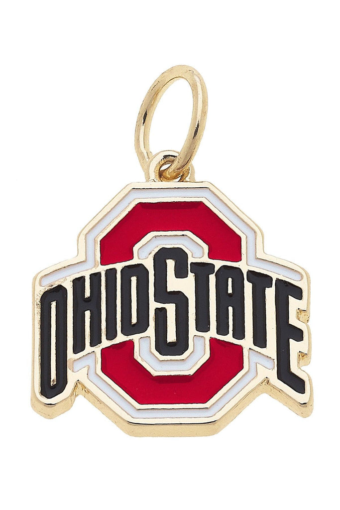 Ohio State Buckeyes Enamel Logo Charm - Canvas Style