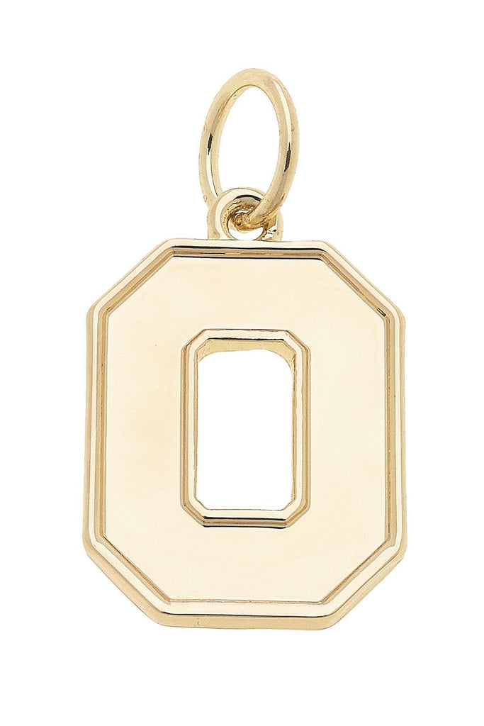 Ohio State Buckeyes Shiny Gold Logo Charm - Canvas Style