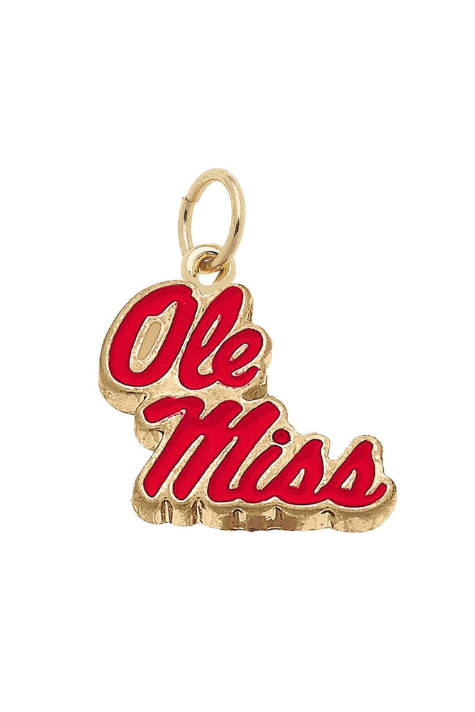 Ole Miss Rebels Enamel Logo Charm - Canvas Style