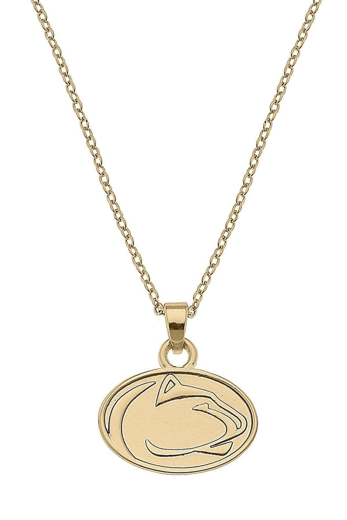 Penn State Nittany Lions 24K Gold Plated Pendant Necklace - Canvas Style