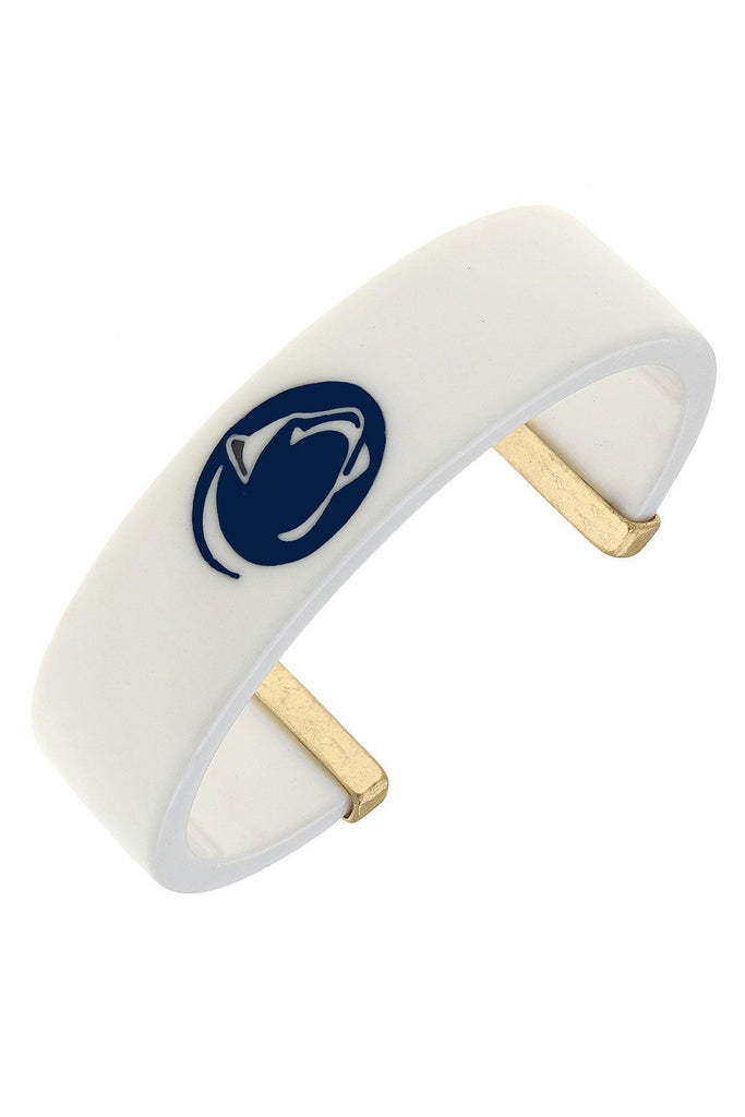 Penn State Nittany Lions Resin Logo Cuff Bracelet - Canvas Style