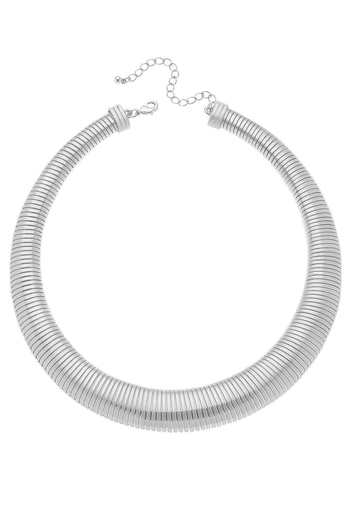 Ramona Watchband Collar Necklace - Canvas Style