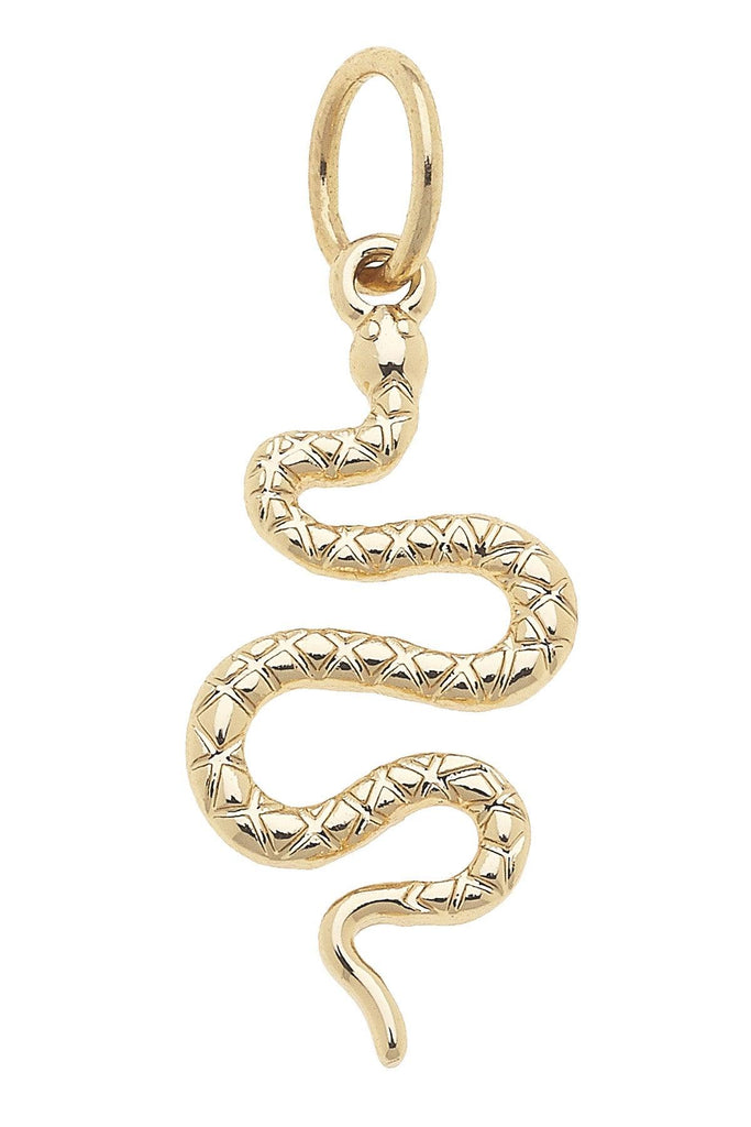 Serpent Charm in Shiny Gold - Canvas Style