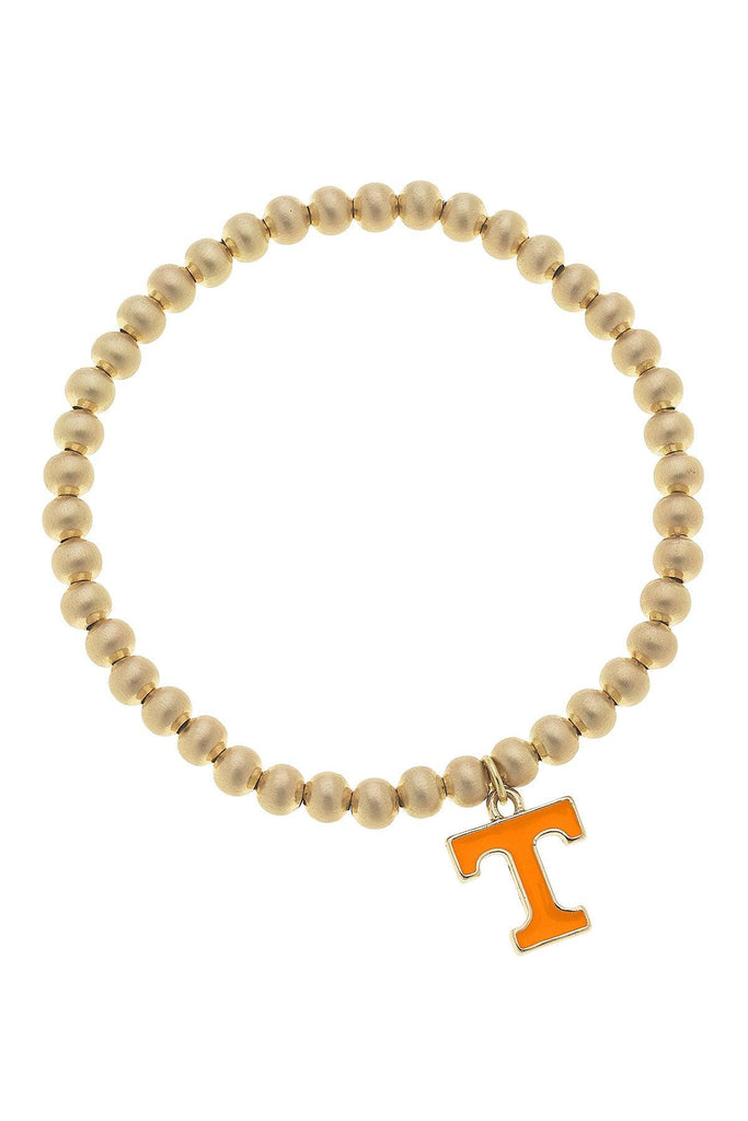 Tennessee Volunteers Ball Bead Stretch Bracelet - Canvas Style