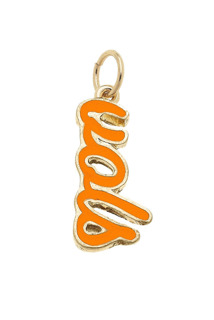 Tennessee Volunteers Enamel Script Charm - Canvas Style