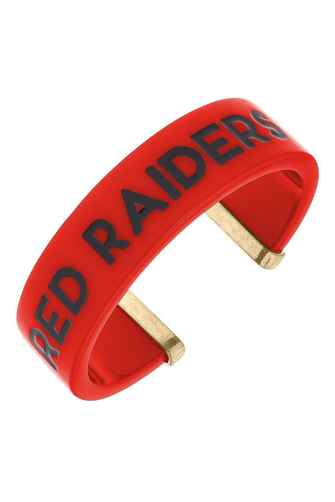 Texas Tech Red Raiders Resin Cuff Bracelet - Canvas Style